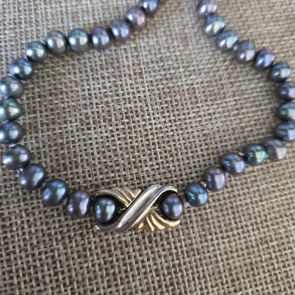 14kt Vintage Peacock Pearls